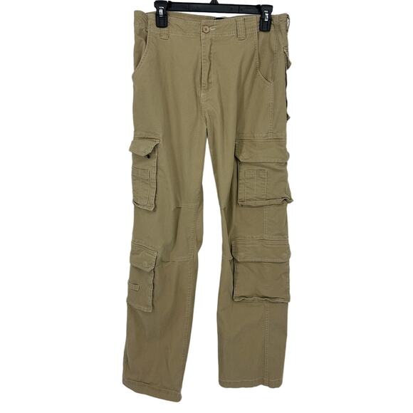 Luxe To Kill Pants - Luxe to kill cargo pants women's size US 8 tan khaki streetwear baggy 90's style